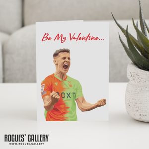 Ryan Yates passionate Valentine's Day card Nottingham forest