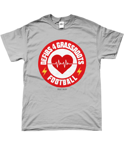 Defies 4 Grassroots Football grey t-shirt