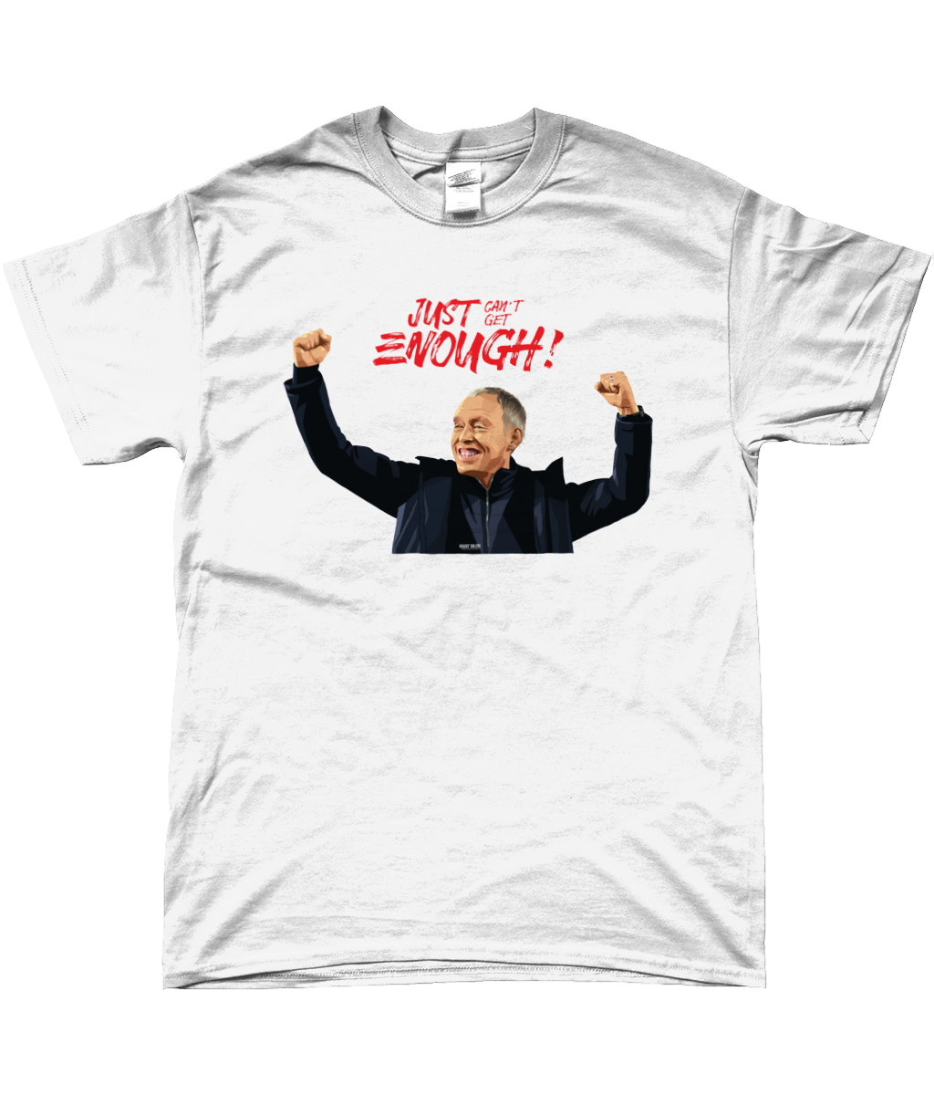Steve Cooper white t-shirt Just can't get enough Nottingham Forest