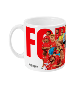NOTTINGHAM FOREST mug 2022-23 Premier League squad coffee