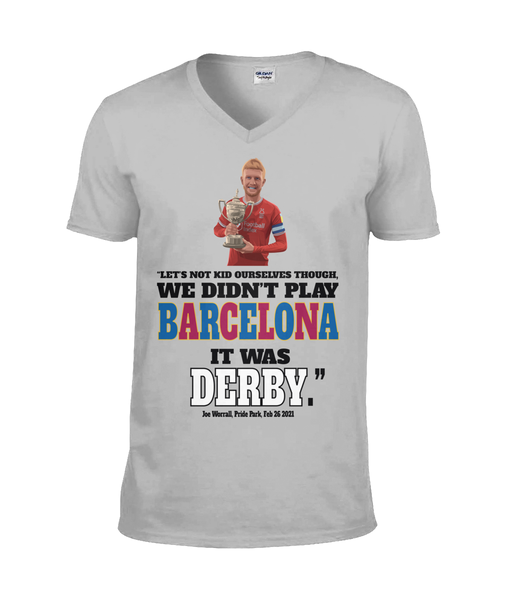 Joe Worrall It wasn't Derby white t-shirt quote Nottingham Forest Captain grey