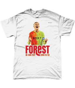 Joe Worrall white t-shirt Nottingham Forest defender 