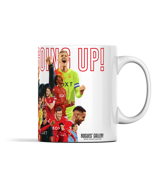 Nottingham Forest Reds are going up Promotion Mug