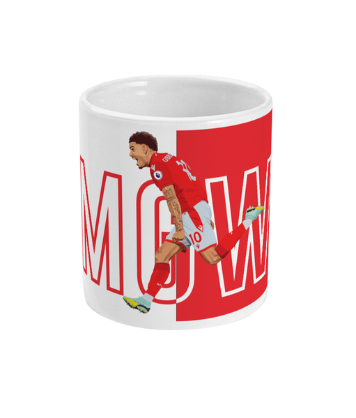 Morgan Gibbs-White mug MGW Nottingham Forest goal coffee
