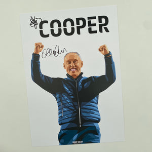 Steve Cooper Nottingham Forest signed art