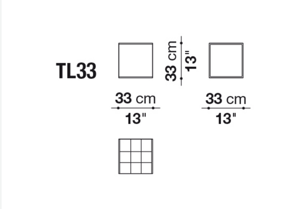 B&B Italia Lens Tables - Large table and two side tables.